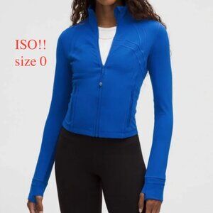 ISO Size 0 Lululemon Galactic Cobalt Cropped Define